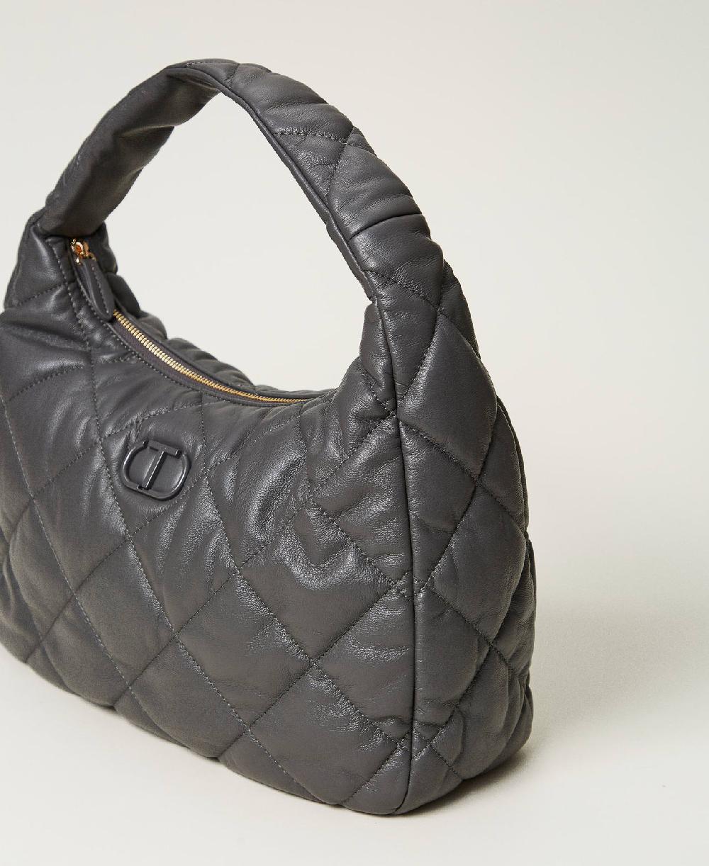 Scee by twin set Borsa hobo grande quilted imbottita Sottocosto