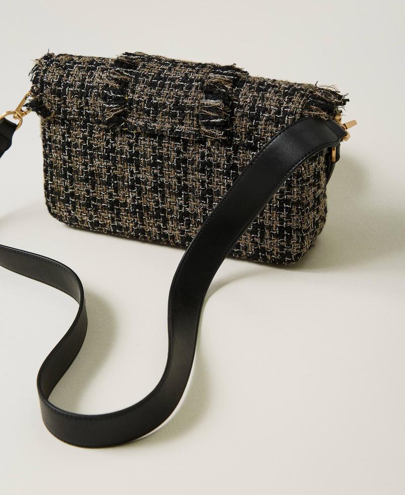 Scee by twin set Borsa a tracolla 'Amie' media in tweed Sconto