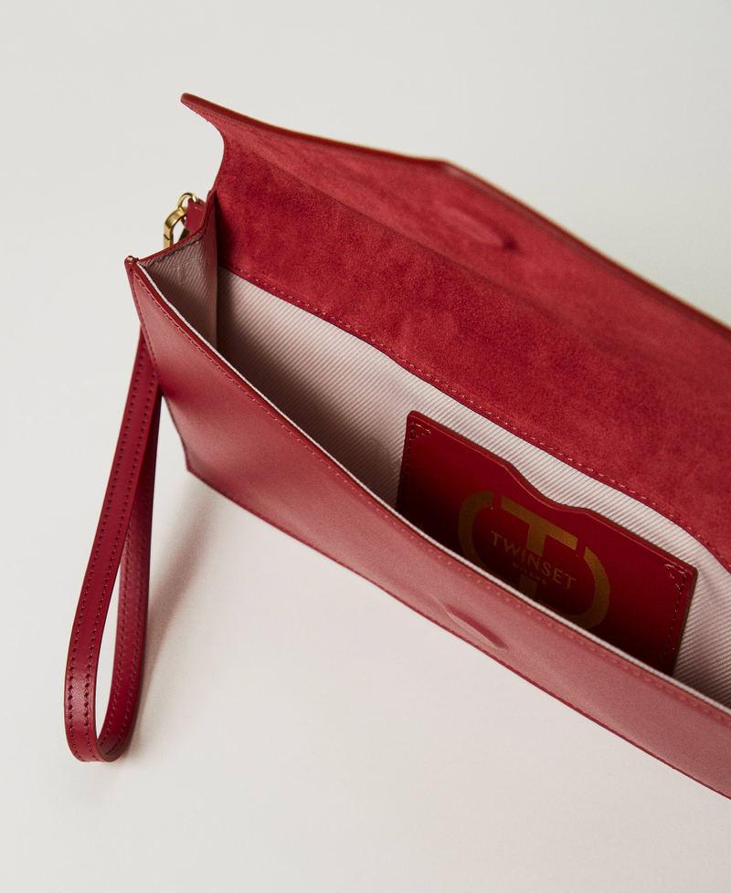 Scee by twin set Clutch in pelle con logo Economico