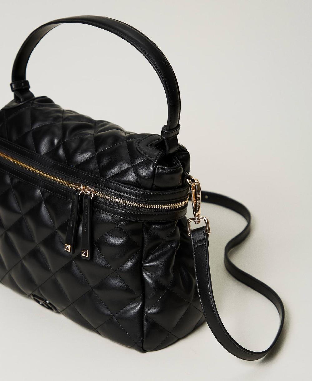 Scee by twin set Borsa top handle ‘Cécile’ grande trapuntata Online