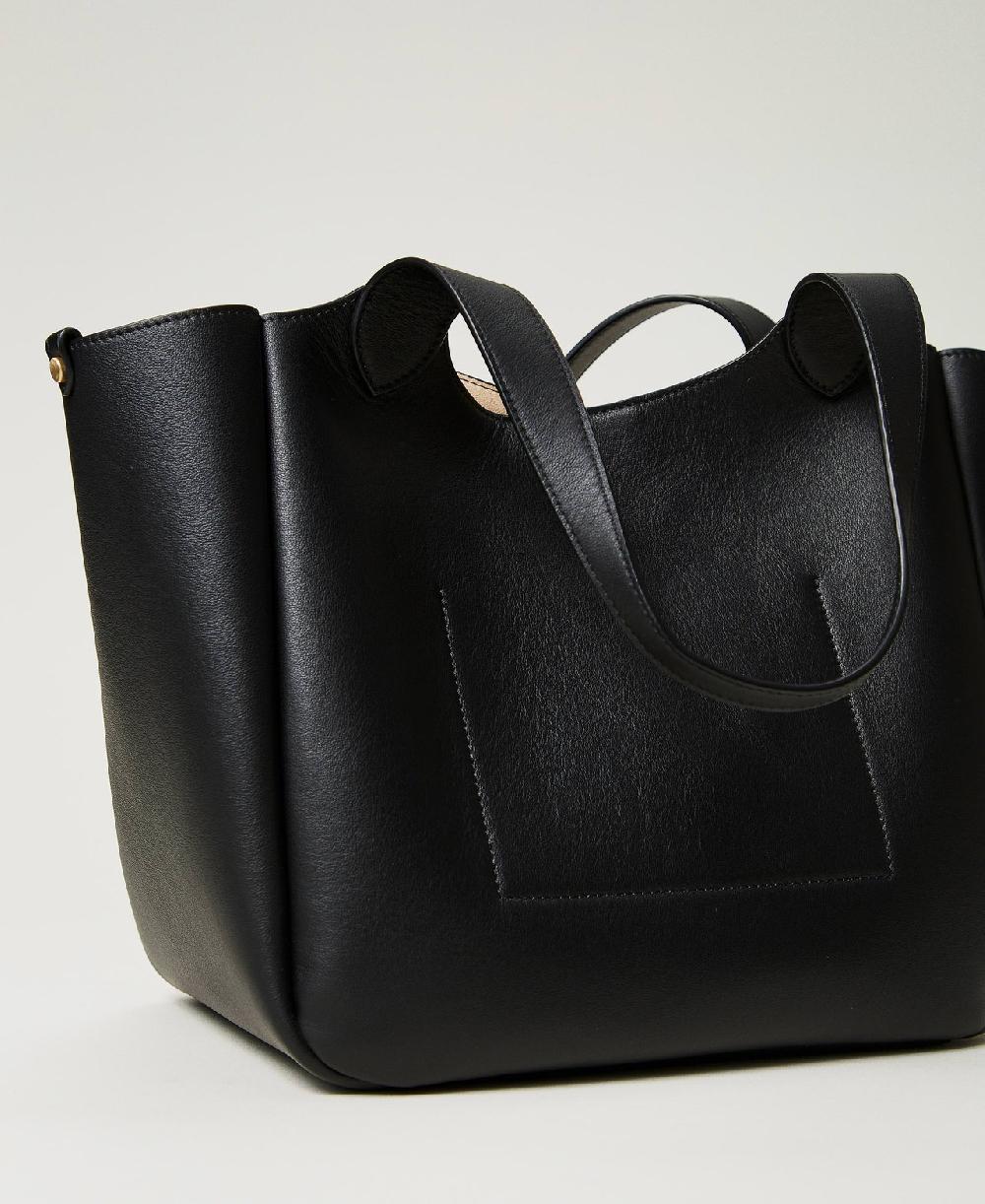 Scee by twin set Borsa shopper ‘Forever’ in pelle Vendita Calda