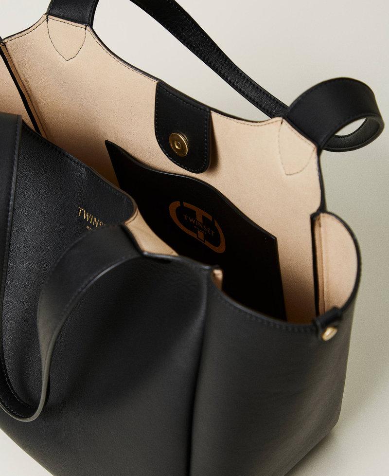 Scee by twin set Borsa shopper ‘Forever’ in pelle Vendita Calda