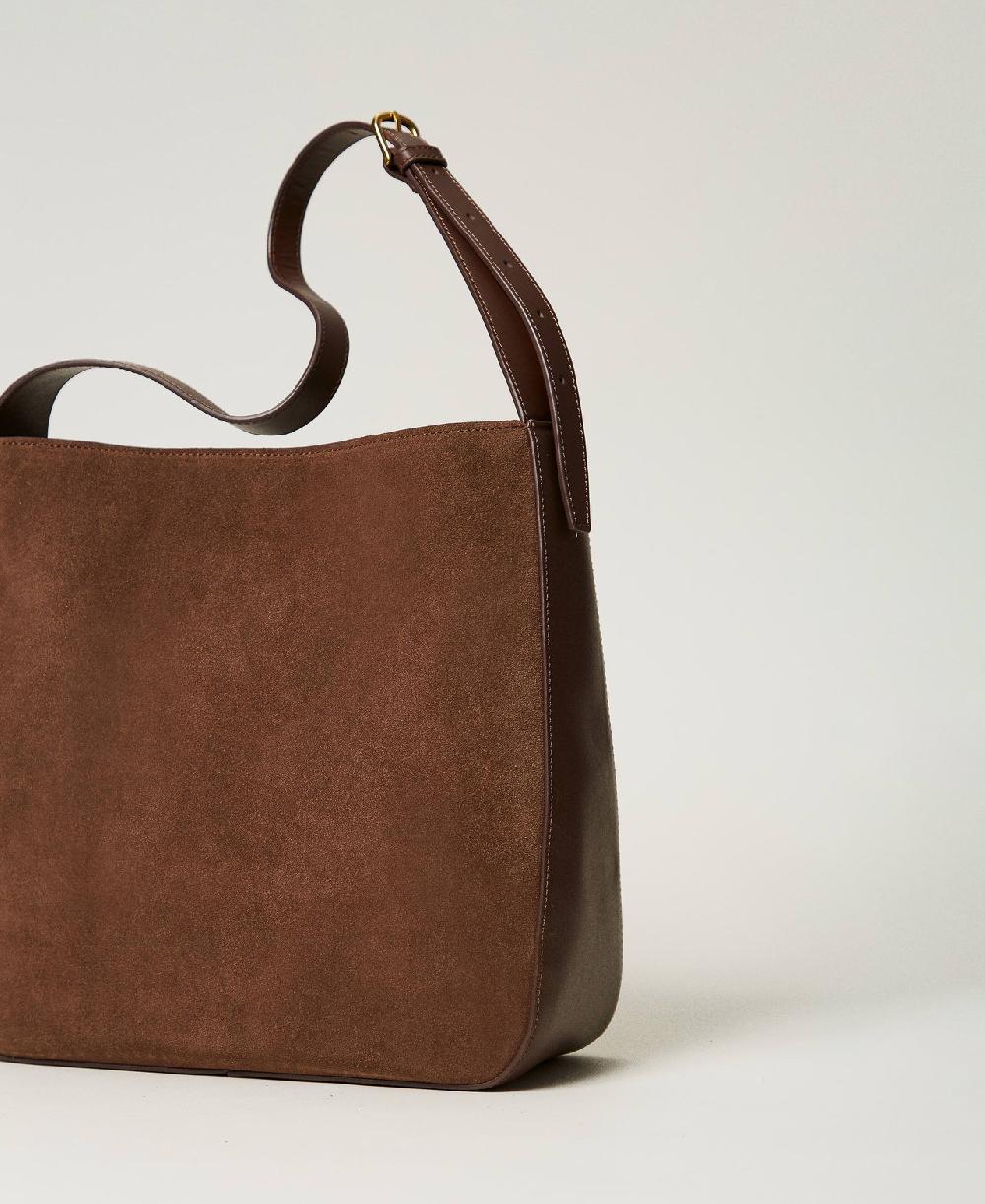 Scee by twin set Borsa hobo ‘Chelsea’ in pelle Moda