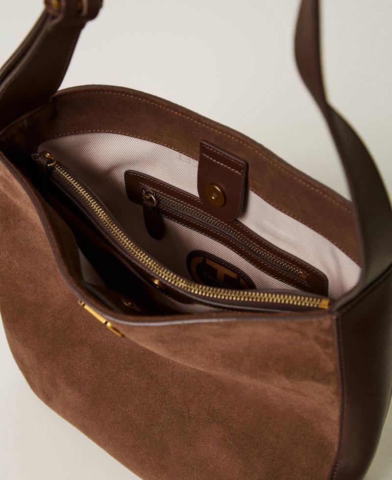 Scee by twin set Borsa hobo ‘Chelsea’ in pelle Moda