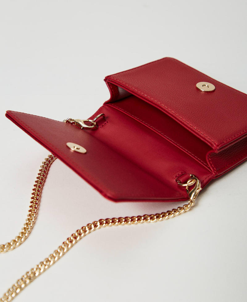 Scee by twin set Mini borsa a tracolla in raso con strass 2025