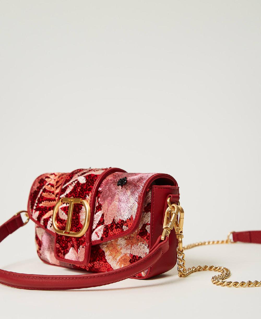 Scee by twin set Borsa a tracolla 'Amie' piccola con ricamo Online Outlet