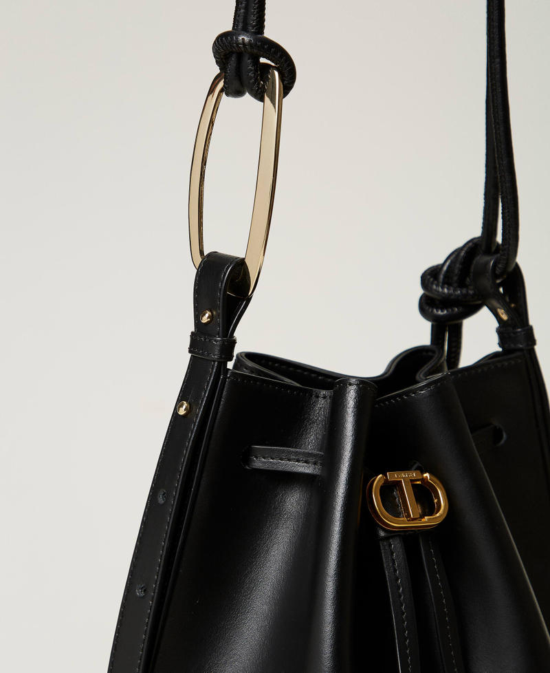 Scee by twin set Borsa a secchiello 'Jane' in pelle 2025