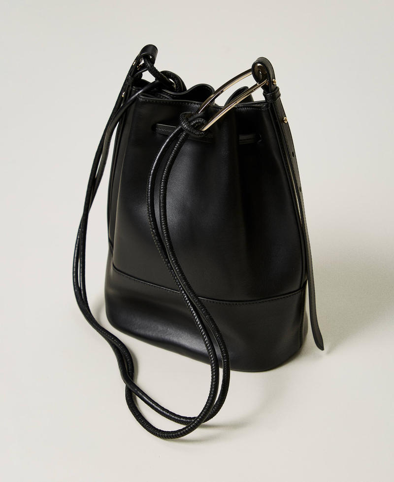 Scee by twin set Borsa a secchiello 'Jane' in pelle 2025