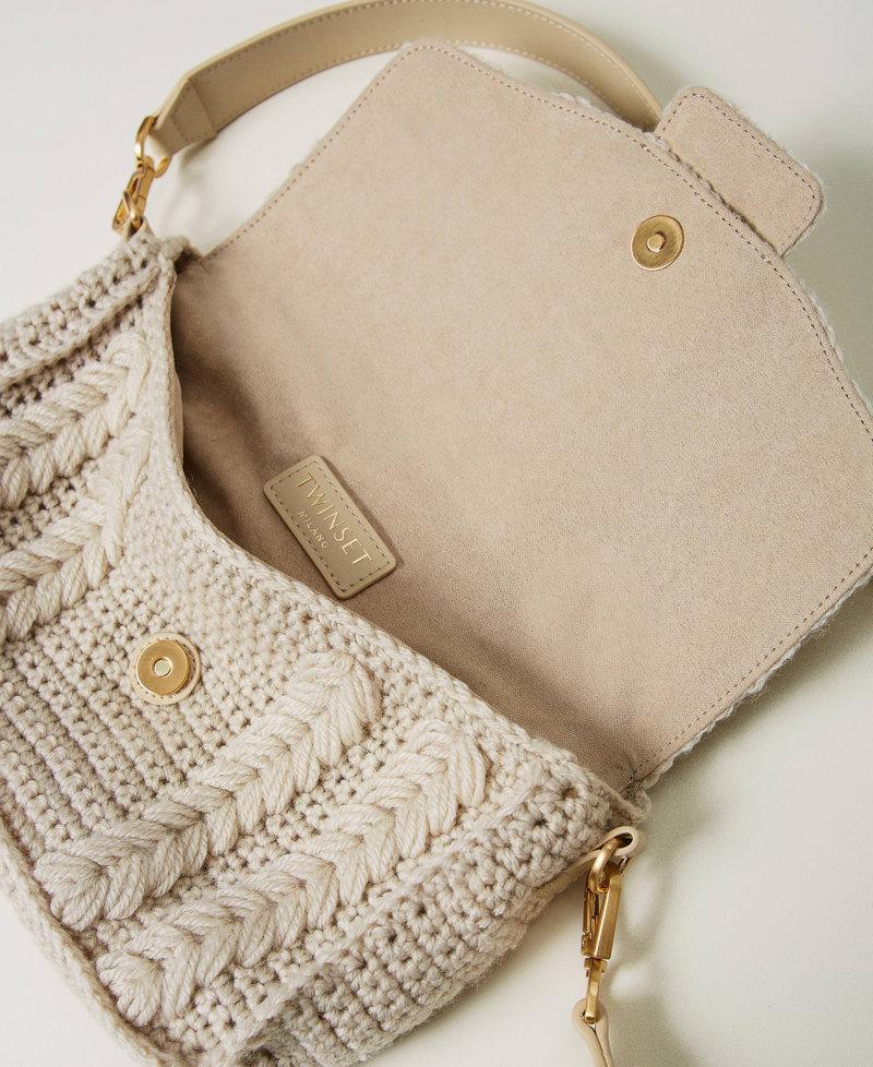 Scee by twin set Borsa a tracolla 'Amie' media in tricot Vendita