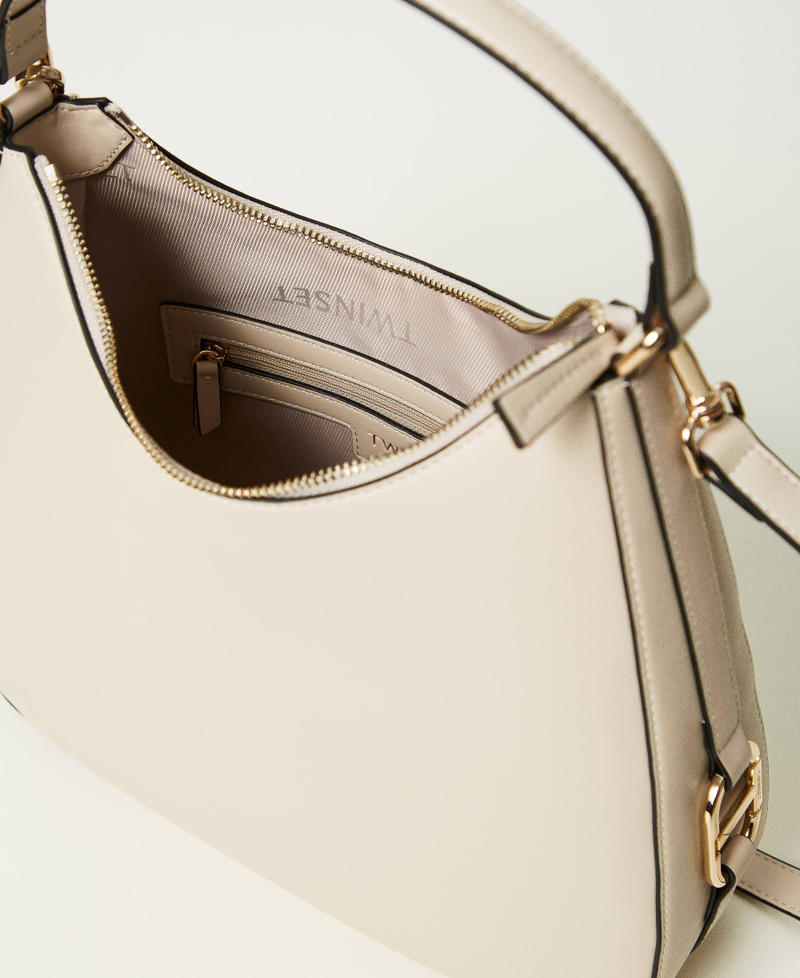 Scee by twin set Borsa hobo con fibbia Oval T Pezzi Unici
