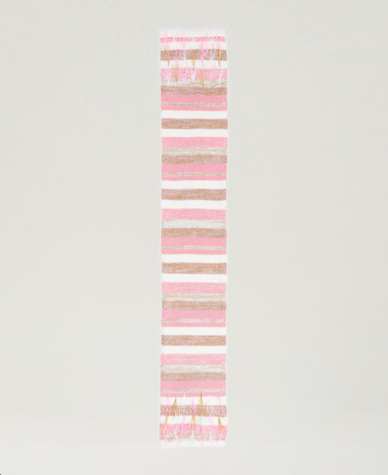 Scee by twin set Sciarpa jacquard con piume Fino Al -60%