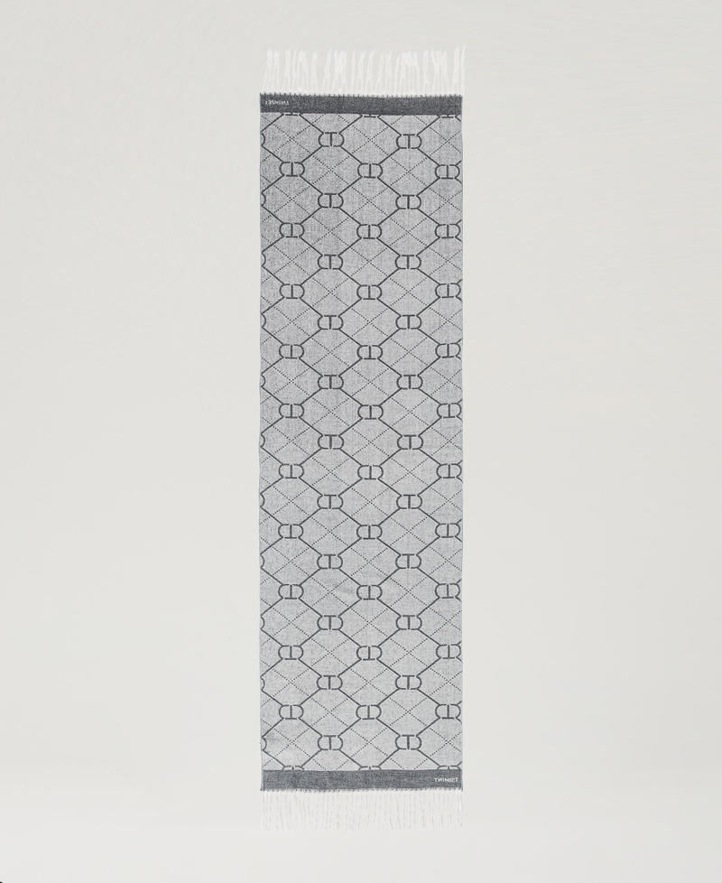 Scee by twin set Stola jacquard con Oval T Shopping Online