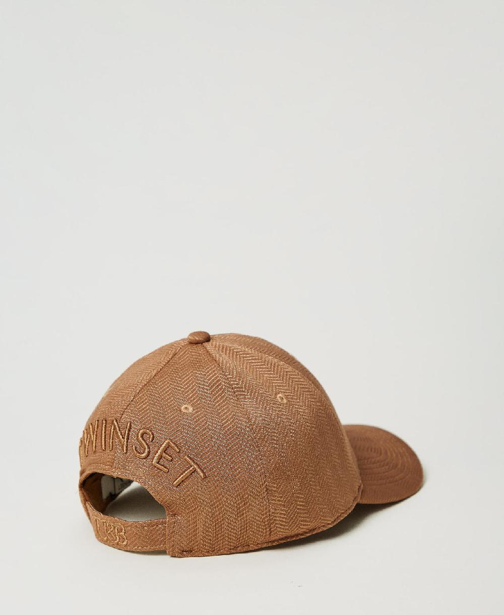 Scee by twin set Cappello da baseball in tessuto scuba Promozione Limitata