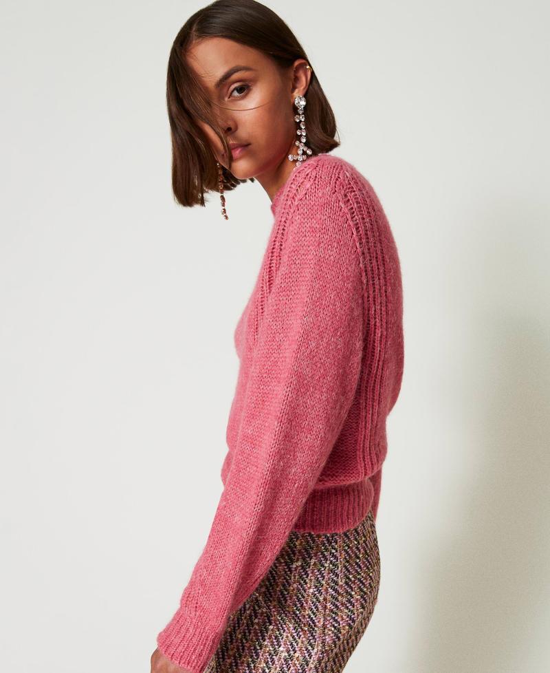 Scee by twin set Maglia lupetto in misto lana seamless Sconto
