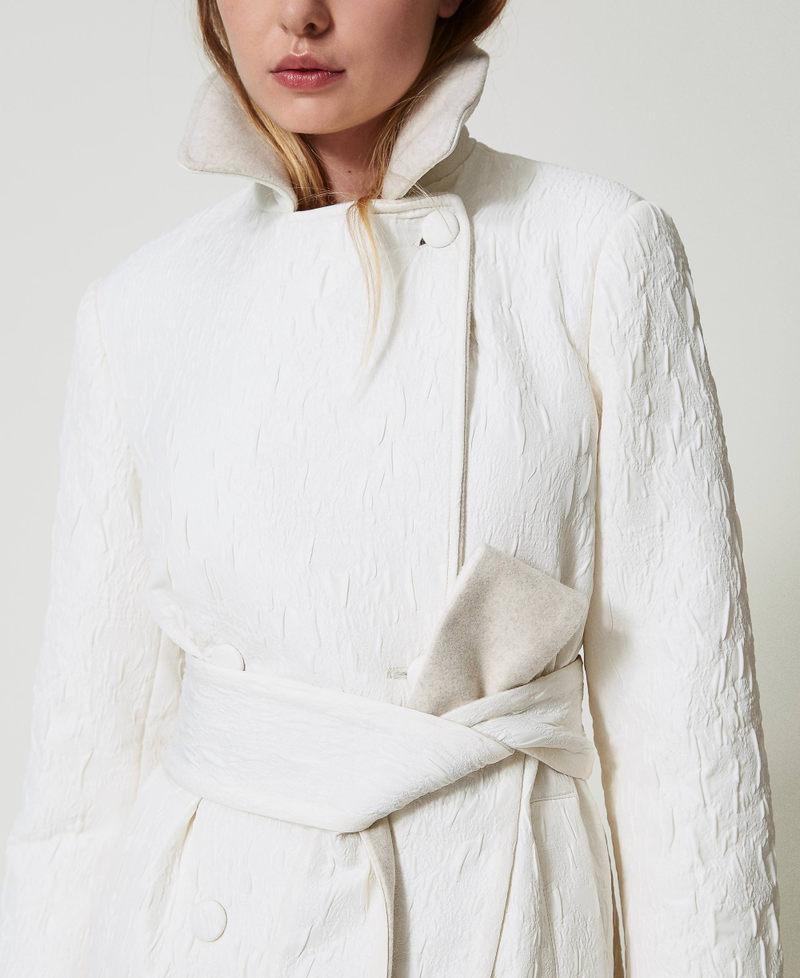 Scee by twin set Cappotto doppiopetto goffrato Italia