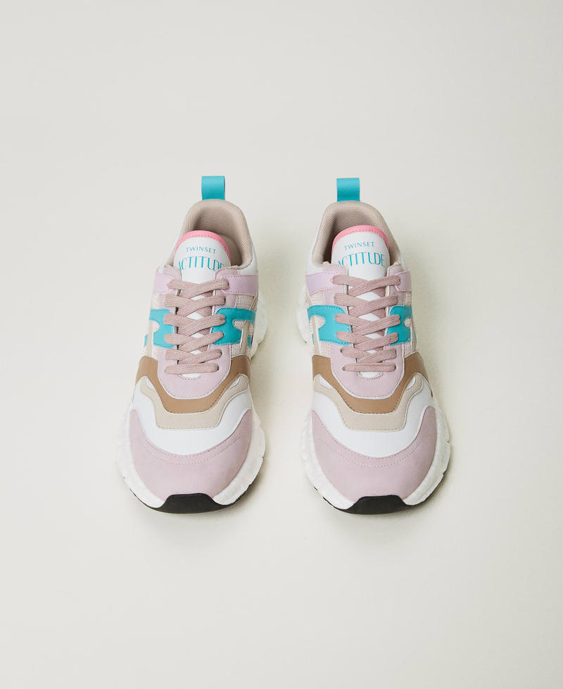 Scee by twin set Sneakers running color block Fino Al -60%