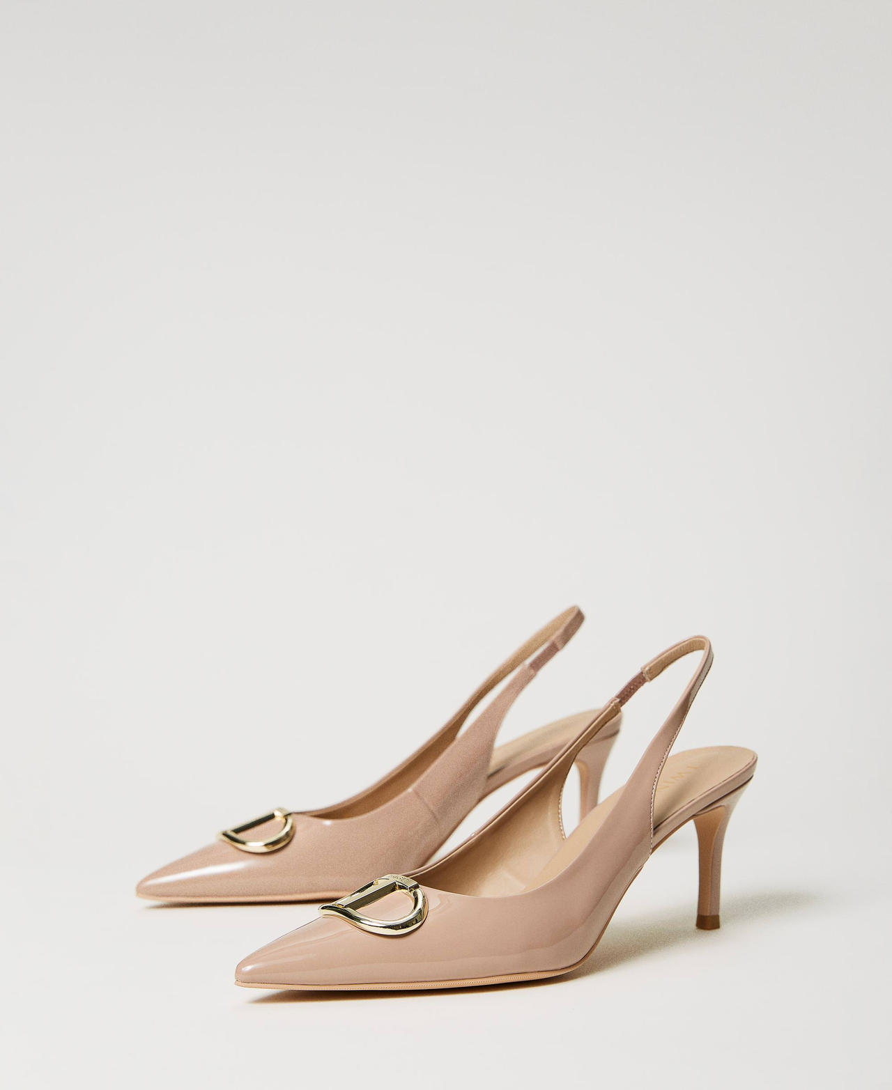 Scee by twin set Décolleté sling back in vernice Novità