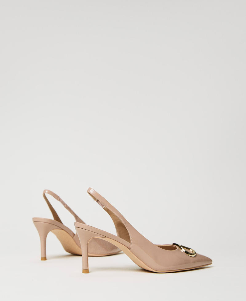 Scee by twin set Décolleté sling back in vernice Novità