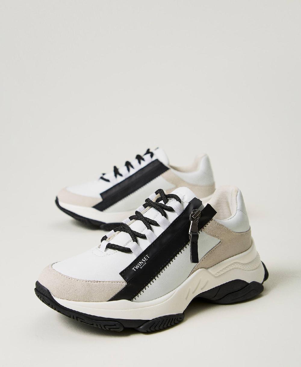 Scee by twin set Sneakers running con zip Presa