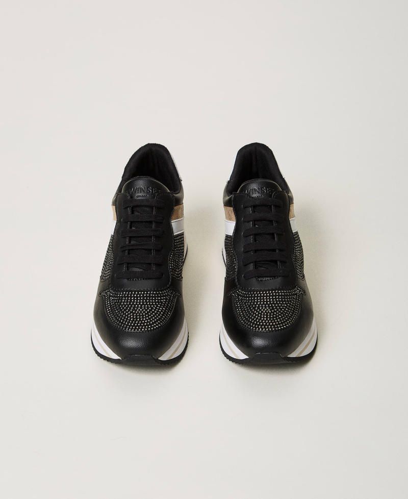 Scee by twin set Sneakers running con strass Economico