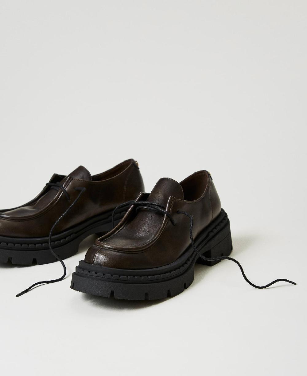 Scee by twin set Scarpe stringate con Oval T Hotsell
