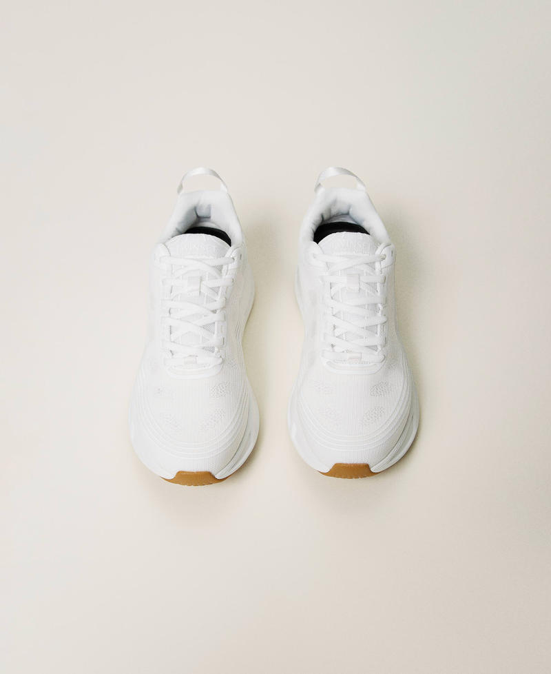 Scee by twin set Sneakers Fessura a righe con logo Vendita Calda