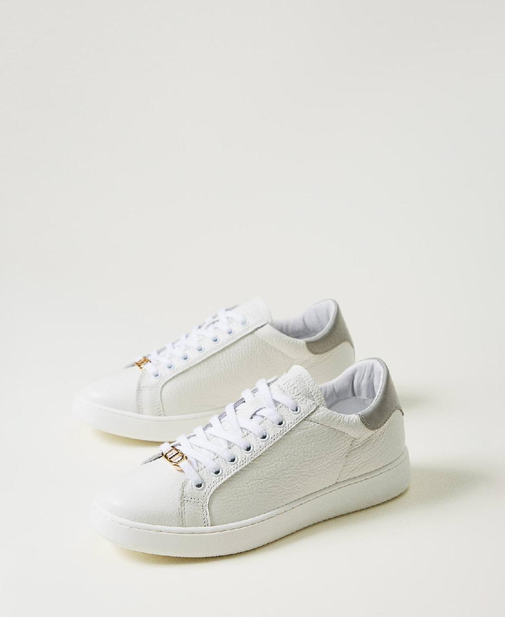 Scee by twin set Sneakers in pelle con Oval T Enormi risparmi