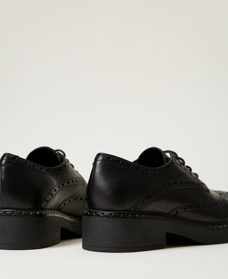 Scee by twin set Scarpe stringate in pelle In Saldo