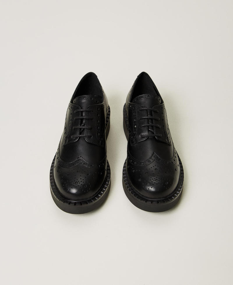 Scee by twin set Scarpe stringate in pelle In Saldo