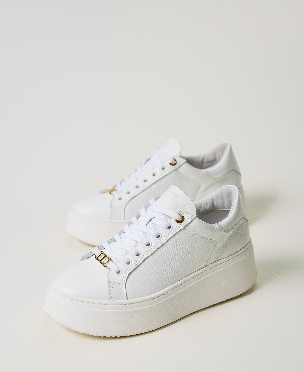 Scee by twin set Sneakers in pelle 2025