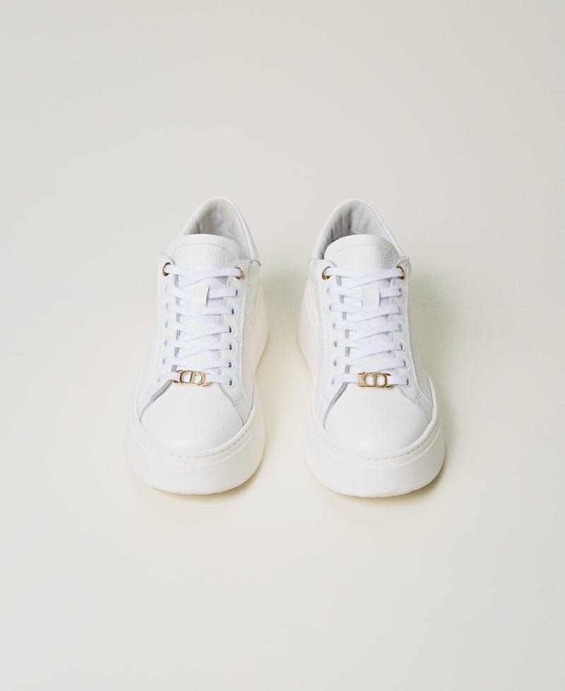 Scee by twin set Sneakers in pelle 2025