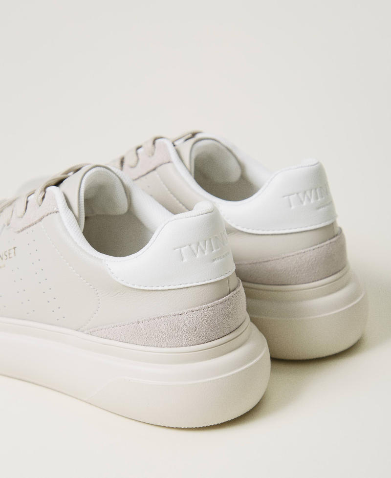 Scee by twin set Sneakers traforate con logo Promozione