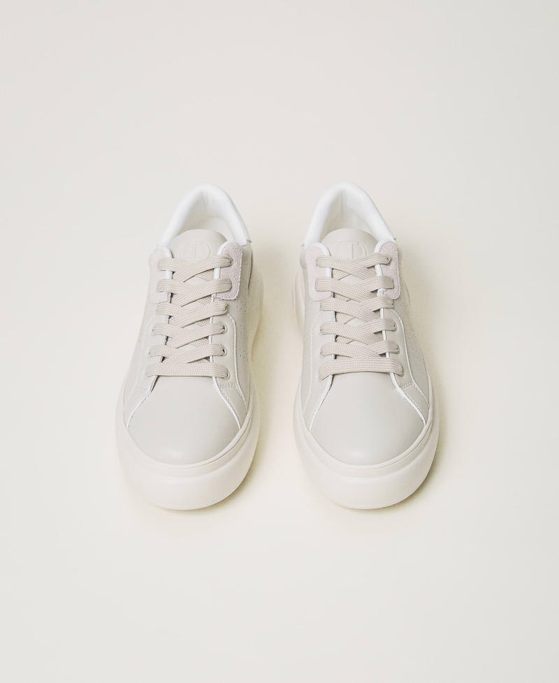 Scee by twin set Sneakers traforate con logo Promozione