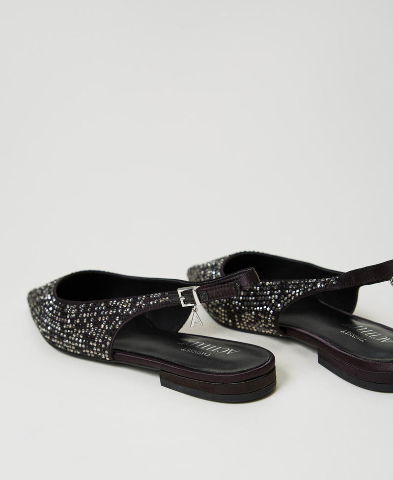 Scee by twin set Ballerine sling back con strass Qualità Garantita