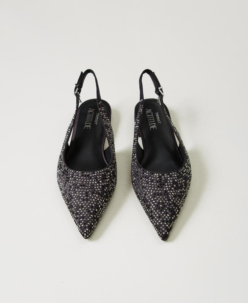 Scee by twin set Ballerine sling back con strass Qualità Garantita