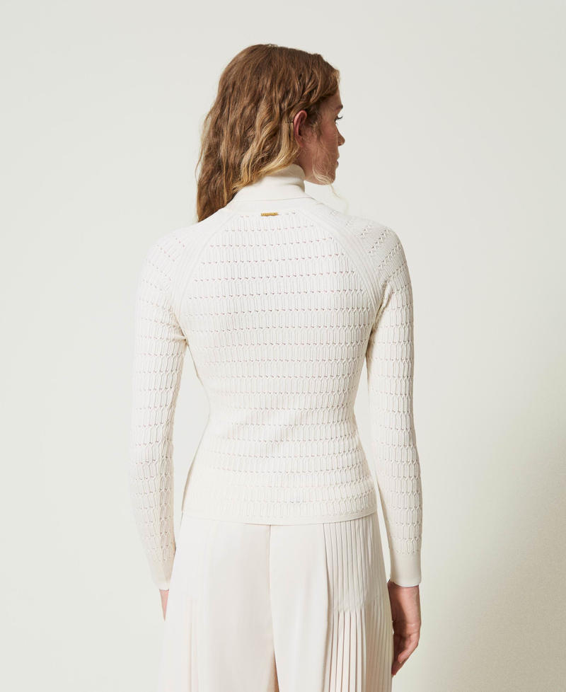 Scee by twin set Maglia fitted a collo alto Outlet