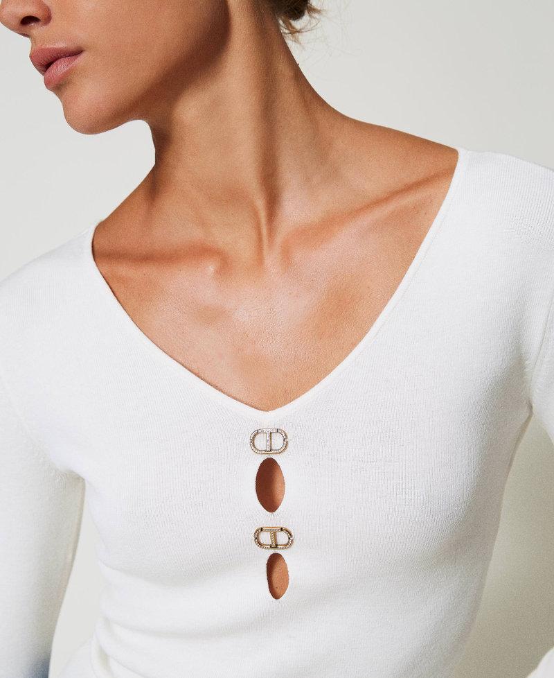 Scee by twin set Maglia doppio uso con Oval T Saldi
