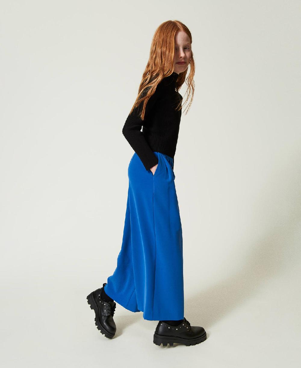 Scee by twin set Pantaloni a palazzo in flanella Hotsell