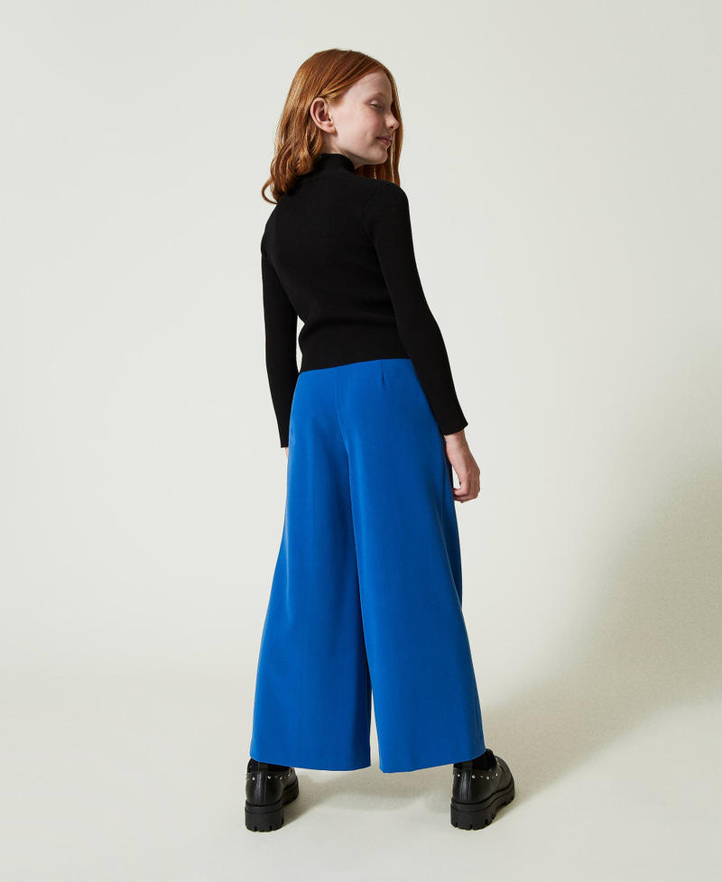Scee by twin set Pantaloni a palazzo in flanella Hotsell