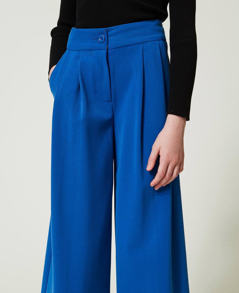 Scee by twin set Pantaloni a palazzo in flanella Hotsell