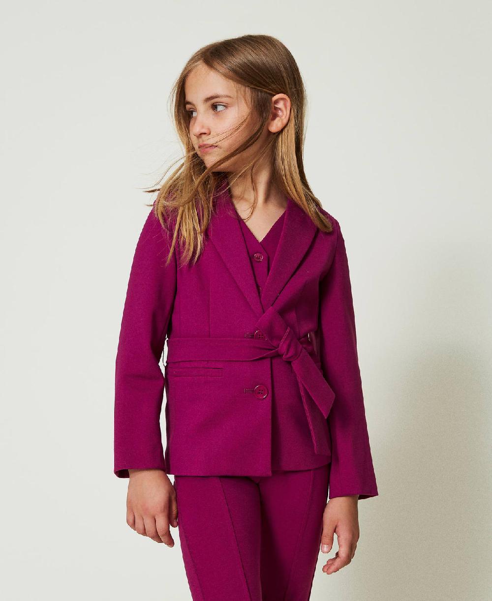 Scee by twin set Giacca blazer monopetto con cintura Italia
