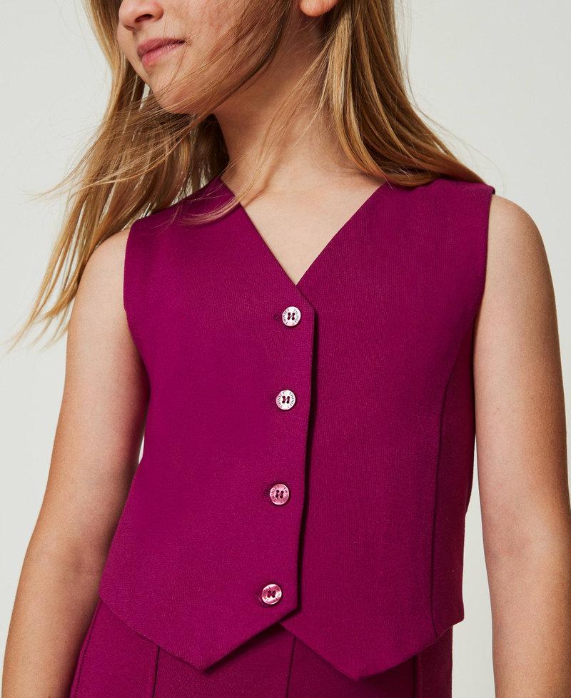 Scee by twin set Gilet monopetto con bottoni in tono 2025