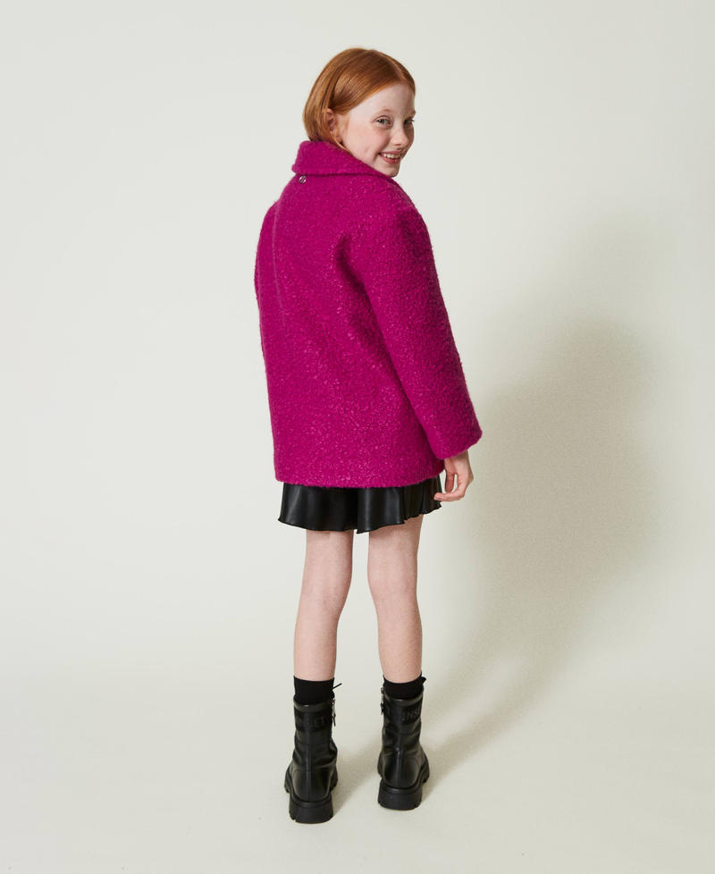 Scee by twin set Cappotto doppiopetto in panno curly Nuovo