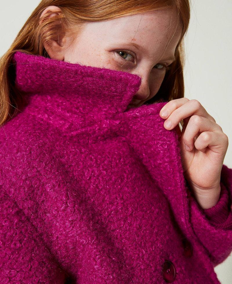 Scee by twin set Cappotto doppiopetto in panno curly Nuovo
