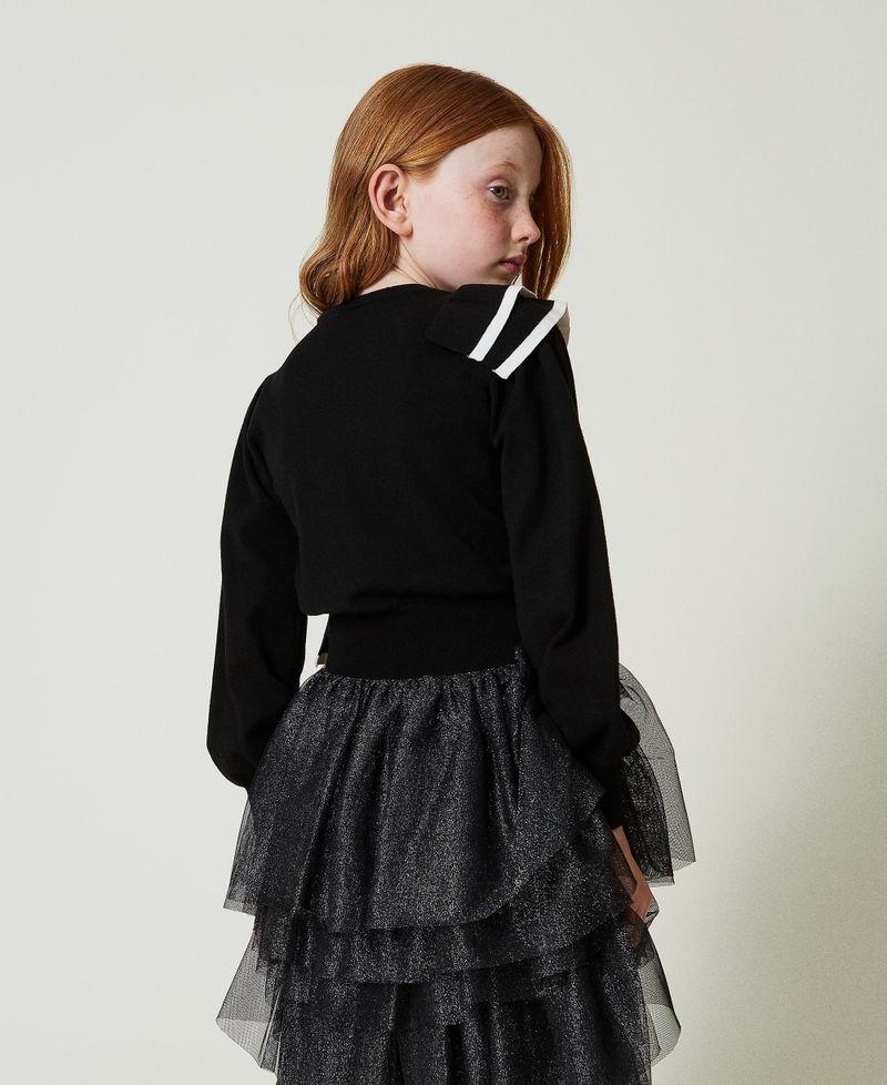 Scee by twin set Maglia regular con doppia balza Offerte