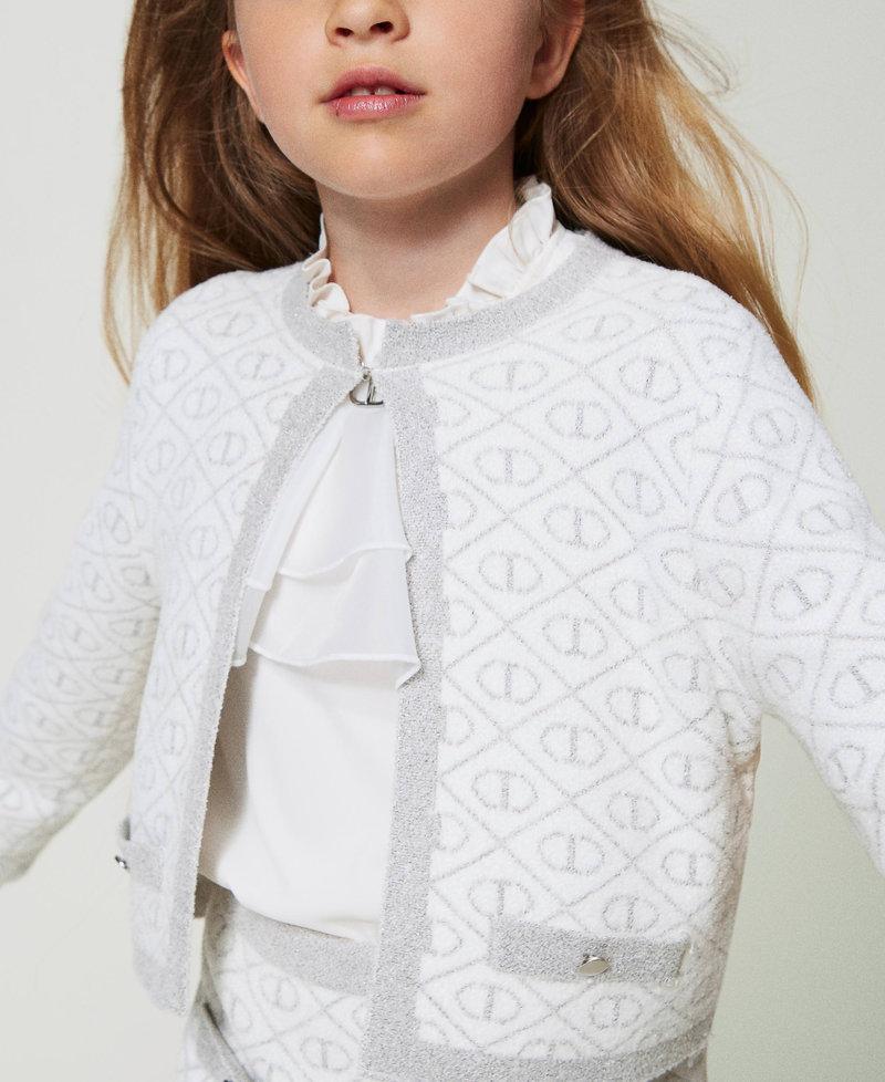 Scee by twin set Giacca in maglia jacquard con Oval T I Più Venduti