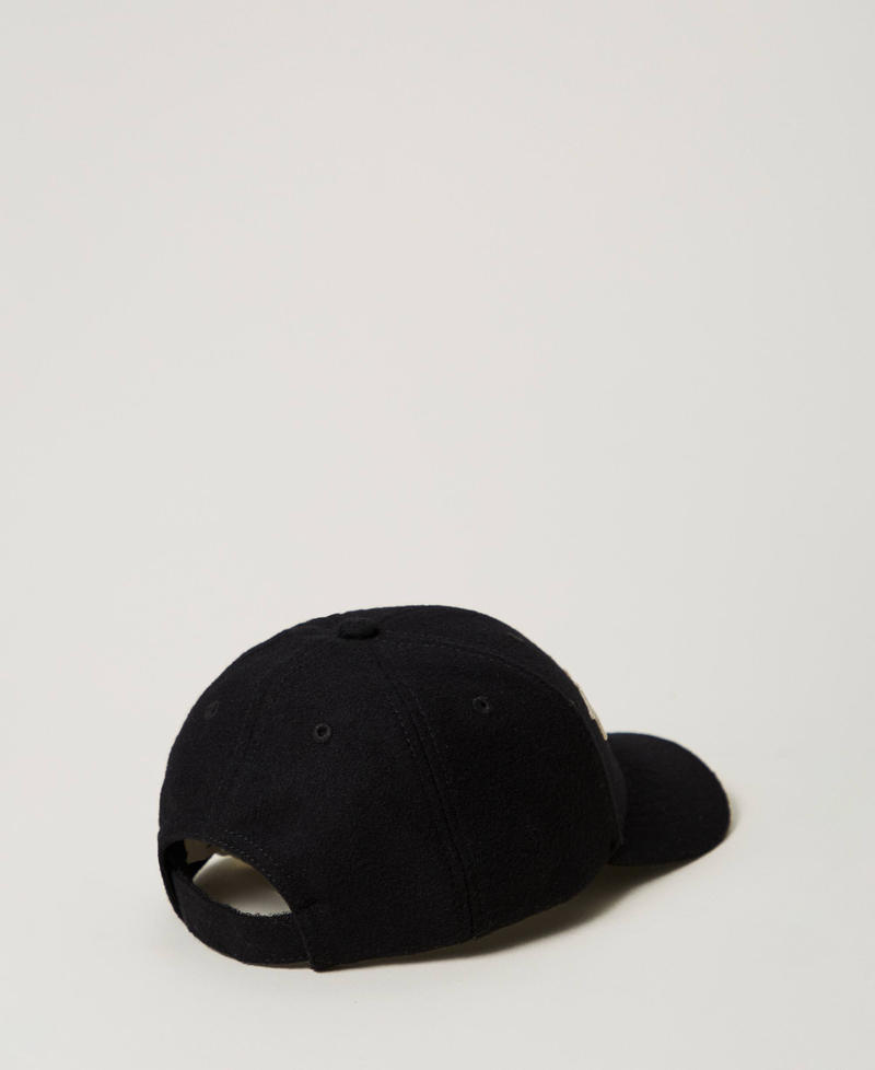Scee by twin set Cappello da baseball in panno con logo Prezzo di fabbrica