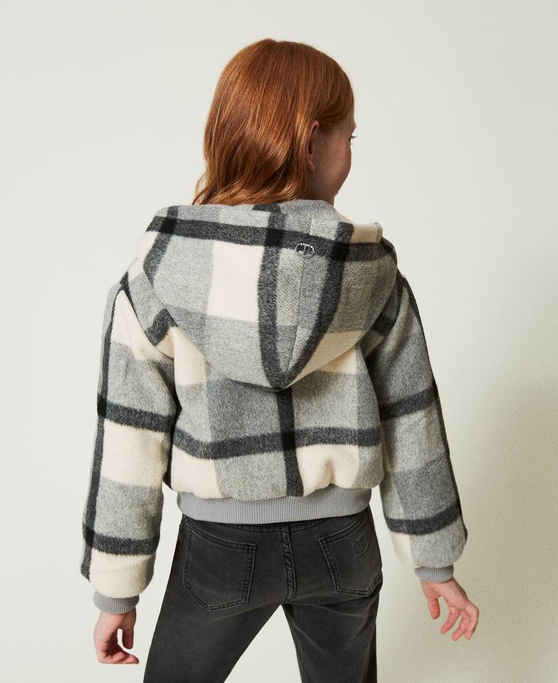 Scee by twin set Bomber in panno check Offerta speciale
