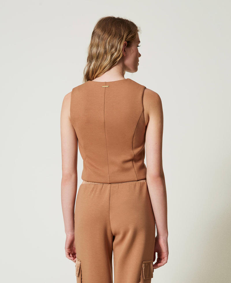 Scee by twin set Gilet in tessuto scuba Cyber Monday