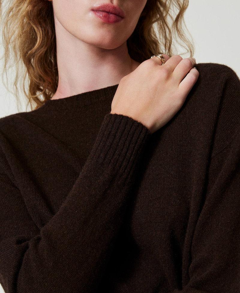 Scee by twin set Maglia girocollo in eco-cashmere Latest stili